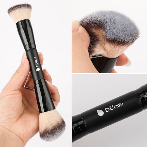 DUcare Double-Ended Foundation & Contour Makeup Brush