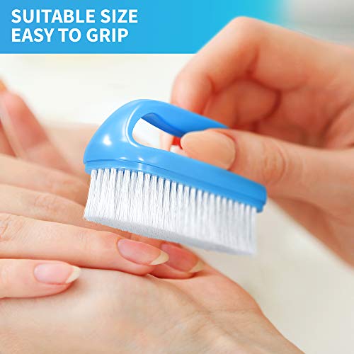 Large Nail Brush with Four Finger Grip Handle - Perfect for Hands & Feet