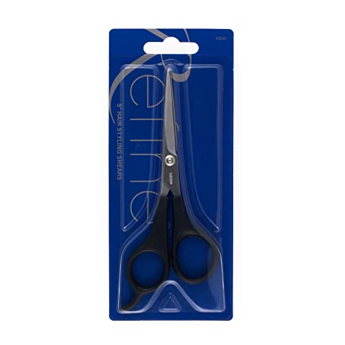 REFINE 5" Hair Styling Shears for Trimming Bangs and Cutting Hair, Stainless Steel