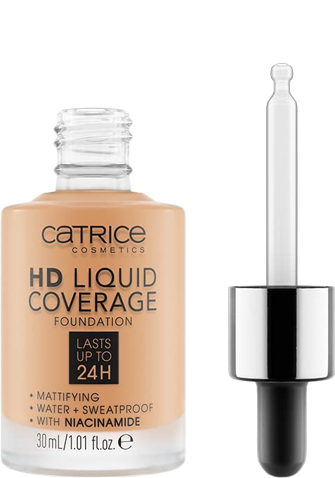Catrice HD Liquid Coverage Foundation 34 & Under Eye Brightener