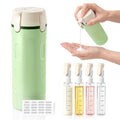 4-in-1 Travel Dispenser Bottle, Leak-Proof Refillable Toiletry Container