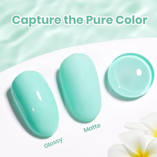 Beetles Mint Green Nail Polish - Jelly Mint Seafoam