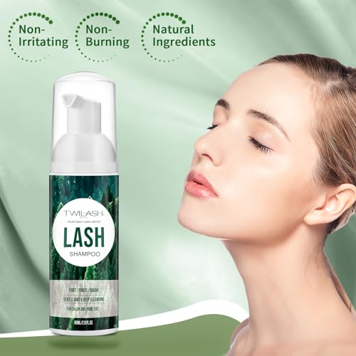 Lash Shampoo with Brushes - Forest Scent, 60ml
