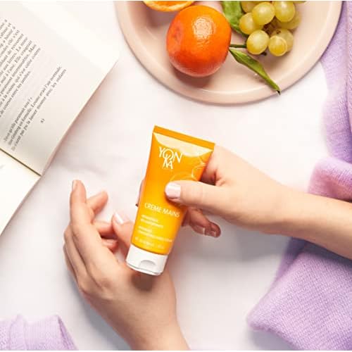 Yonka Sweet Orange Shea Butter Hand Cream | Vitamins E and Grape Seed Oil Soften and Repair | Fragrant Manarin and Citrus Scent | Nourish dry Hands, Nails and Cuticles | 1.73 oz