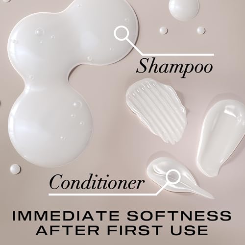 OGX Shampoo and Conditioner Set, Nourishing + Coconut Milk, Shampoo and Conditioner for Moisturizing & Strengthening Hair Care, Formulated without Sulfated Surfactants, 25.4 FL OZ, 2 Pack