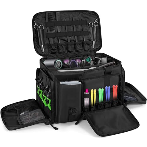 Professional Barber Tool Bag with Adjustable Dividers
