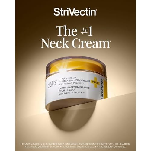 StriVectin Tighten and Lift Advanced Neck Cream PLUS with Alpha-3 Peptides for Neck and D?collet?, Smoothing Look of Wrinkles and Fine Lines, Improves Crepey Skin and Vertical Lines