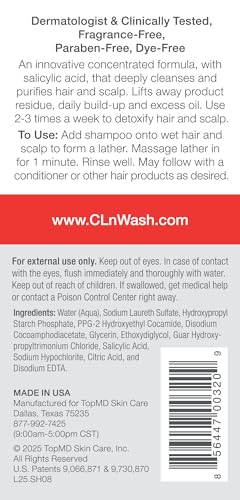 CLn Clarifying Shampoo with Salicylic Acid for Oily Scalp - 8 fl. oz.