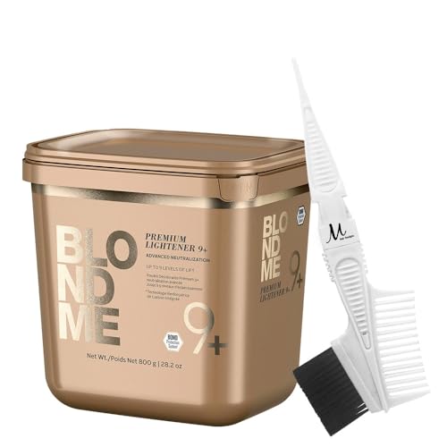 BlondeMe 9+ Lightener Powder 800g + Tint Brush Comb