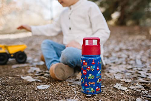 Simple Modern Kids Water Bottle with Straw Lid | Insulated Stainless Steel Reusable Tumbler for Toddlers, Girls | Summit Collection | 14oz, Pink Ballerina