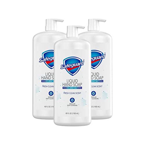3 Pack Liquid Hand Soap with Micellar Deep Cleansing & Fresh Scent - 40 oz