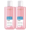L'Oreal Paris HydraFresh Alcohol-Free Face Toner with Pro-Vitamin B5, Smoother Bright Complexion, 2 Pack