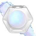 Noerrors Blue Purple Holographic Duochrome Glitter Eyeshadow, Multichrome Rich Color Shimmer Metallic Eyeshadow for Blue Green Eyes, Iridescent Mermaid Eye Brightener Makeup Palette Rave Accessories