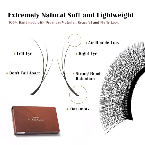 DeceMars 6D Camellia Eyelash Extensions 8-13mm C Curl