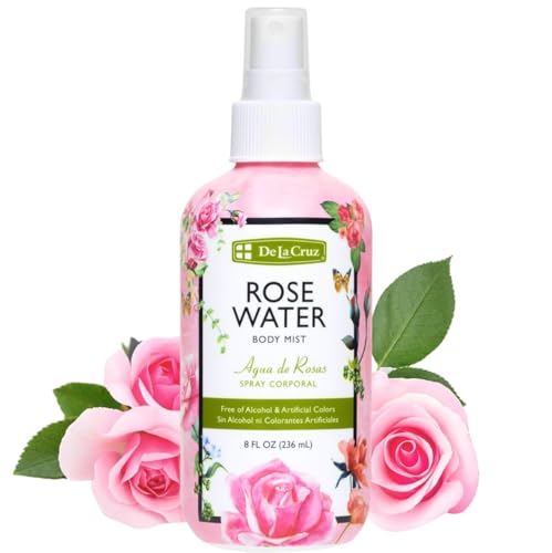 De La Cruz Pure Rose Water Body Mist - 8 fl oz