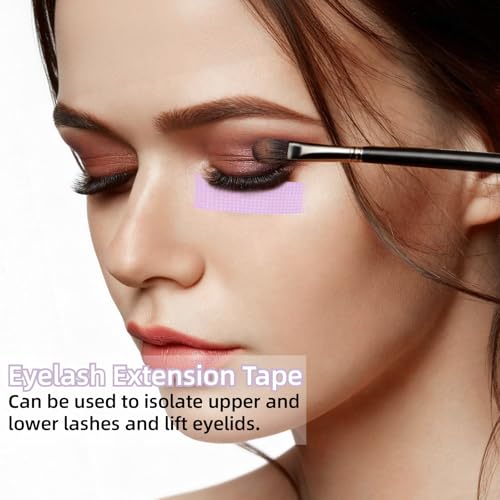 20 Rolls Lash Tape for Eyelash Extensions, Adhesive Micropore Fabric Eyelash Tape for Lift/Make up - 9m/10 Yard Each Roll (Purple, Pink, Green,Blue,White)