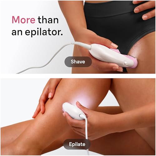 Epilator for Women with 20 Tweezers, Smartlight & Massage Rollers