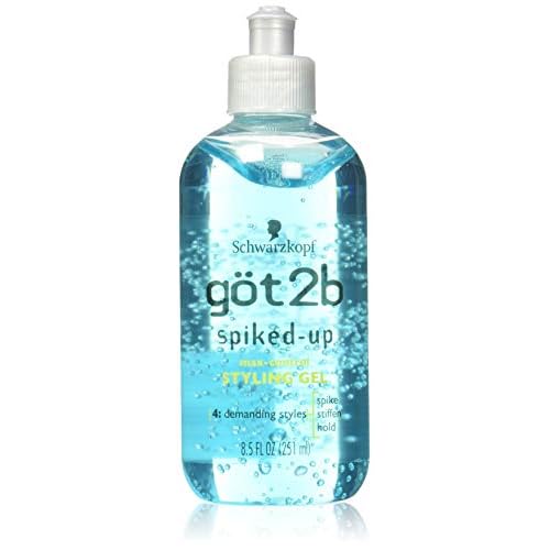 got2b Spiked-Up Max Control Styling Gel, 8.5 Ounce (Pack of 4)