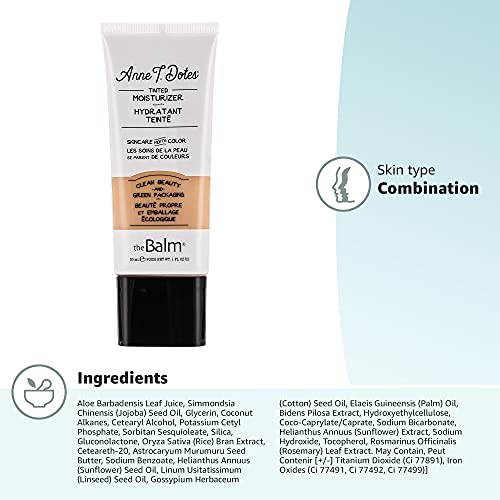 theBalm Anne T. Dotes Tinted Moisturizer, 26 (For Medium Skin), 1 Fl Oz