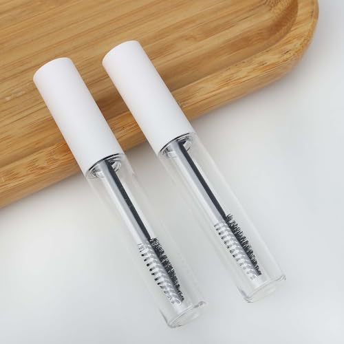 COSIDEA 12pcs 10ml Empty Mascara Bottles - Plastic Eyeliner Tubes
