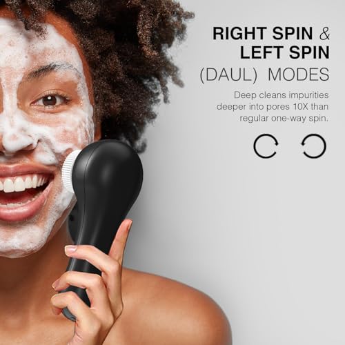 Umickoo Electric Facial Cleansing Brush - 3 Modes, 5 Heads, IPX7 Waterproof