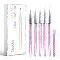 MelodySusie Nail Art Liner Brushes Set - 5Pc Professional Gel Polish Painting Pen
