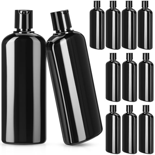 Domensi 12 Pcs 6.8oz Travel Squeeze Bottles with Disc Caps