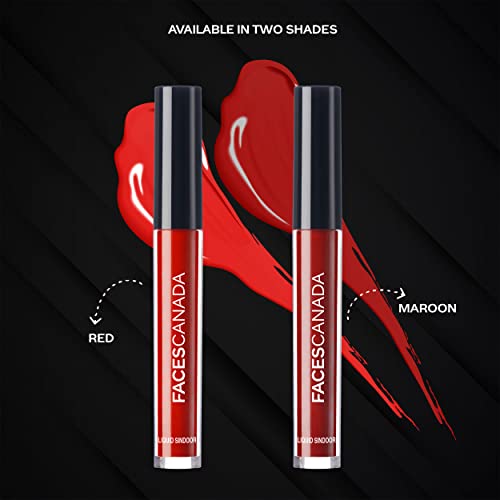 FACESCANADA Liquid Sindoor Maroon - Smudge-Proof & Long-Lasting