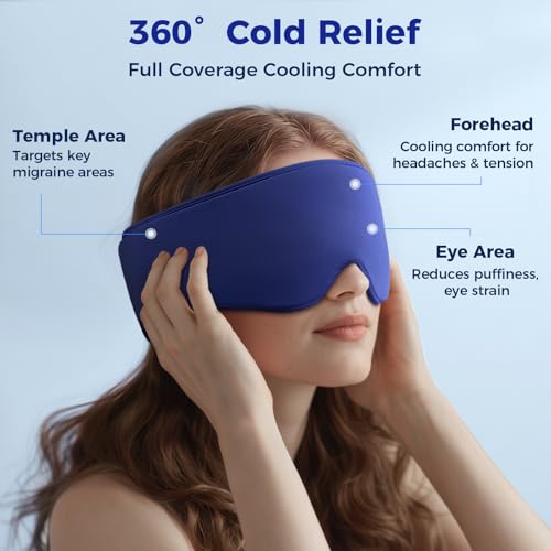 Cooling Gel Eye Mask for Puffy Eyes & Migraines