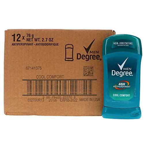 Degree Men Anti-perspirant, Cool Comfort 2.7 Oz (Pack of 12)