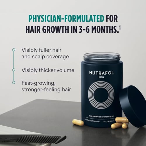 Nutrafol Men Hair Growth Supplement & Serum - Clinically Tested