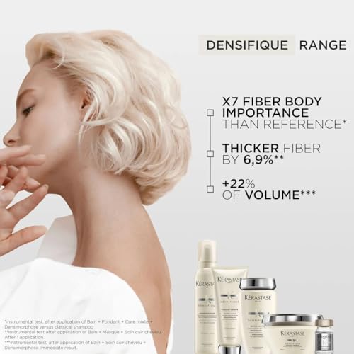 Kerastase Densifique Densit? Shampoo - Thickening & Strengthening For Fine & Thinning Hair, Removes Build-Up & Adds Shine With Hyaluronic Acid
