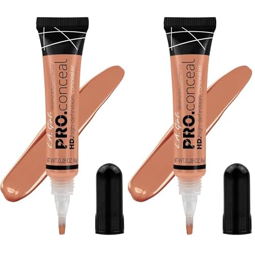 L.A. Girl HD Pro.Conceal, Nude GC974 (Pack of 2)