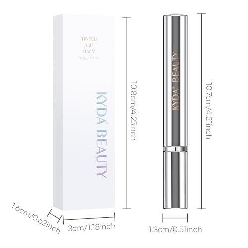 KYDA 3 Colors Honey Lipstick Tinted Lip Balm, Sheer Hydrating Honey Lipstick, with a Hint of Natural Sheer Tint, Moisturizing Lips Color, Nourishing Lip Balm