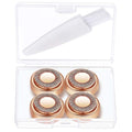 Dealswin Facial Hair Remover Replacement Heads£ºCompatible with Gen 1 Finishing Touch Flawless Facial Hair Removal Tool Women, As Seen On TV 18K Gold-Plated Rose Gold 4 Count, Generation 1 Single Halo