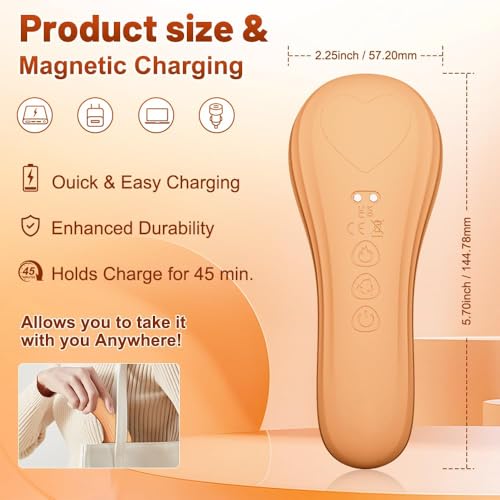 TMJ Jaw Massager with Heat, Vibration & Rolling Balls