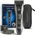 HUMMINGBIRD MK14 BeardMaster ? Premium Beard Trimmer for Men, Precision Dial, Adjustable 20 Length Settings, Stainless Steel T-Blade, Cordless USB-C Rechargeable, Waterproof, LED Display, Travel Case