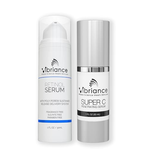 Vibriance Dynamic Duo Skincare Set - Vitamin C & Retinol Serum