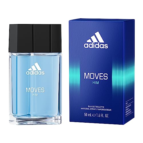 adidas Moves Him Eau de Toilette Spray for Men - Fresh Scent, 1.6 fl oz