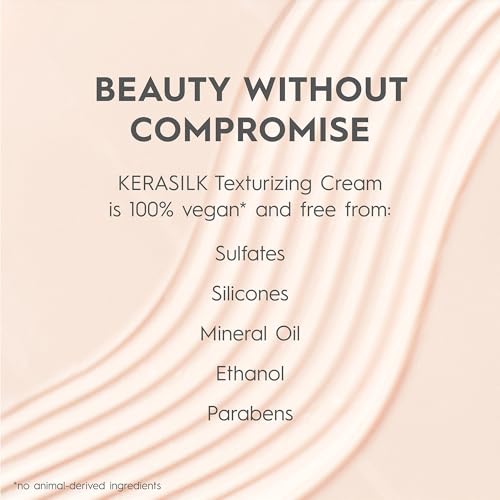 Kerasilk Texturizing Cream for Definition & Flexible Hold, Vegan & Sulfate-Free, 75ml