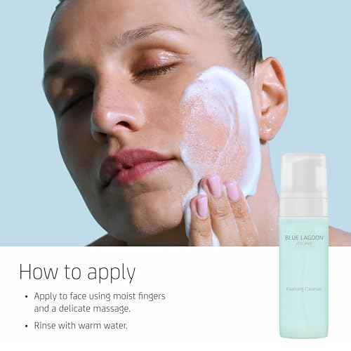 Blue Lagoon - Natural Foaming Face Cleanser - Gentle Facial Wash - Skin Purifier - Cleanser for Women - Makeup Dissolver - Sustainable, Bioactive Icelandic Skincare (5 fl oz | 150 ml)