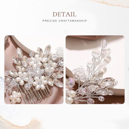Pearl Bridal Hair Comb | Wedding Hairpiece Accessory