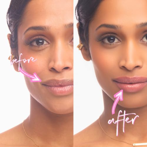Beauty Bakerie Lip Slip Hydrating Lip Gloss with High Shine Finish, Neutral Pink Nude