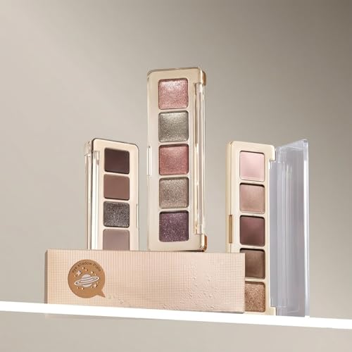 Erinde 5-Color Eyeshadow Palette - Matte & Shimmer Nude Neutrals