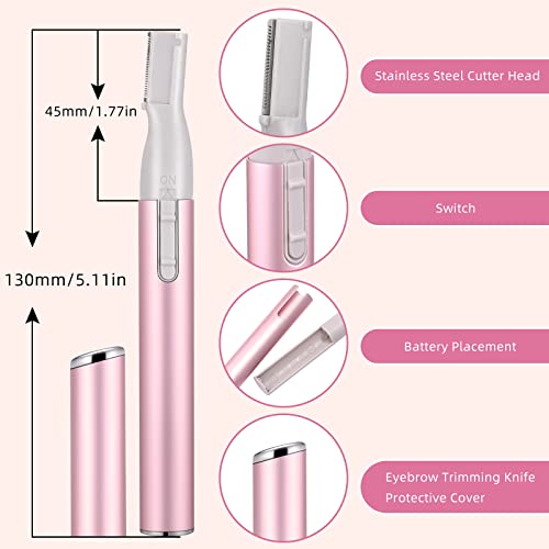 Precision Eyebrow Trimmer for Women - Portable Electric Shaver