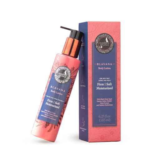 Blavana Body Lotion?Intensely Moisturizes Dry, Crepey Skin on the Neck, Arms, Thighs & Legs | Fast-Absorbing, Lightweight | Black Gram + Indian Madder + Sodium Hyaluronate + Glycerin | 6.25 fl. oz