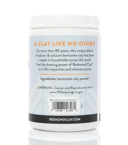 REDMOND Natural Bentonite Clay Mask – 20oz