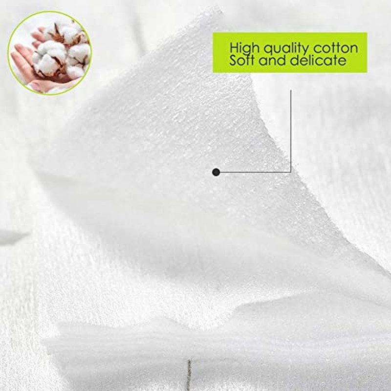 1000 Thin Makeup Remover Cotton Pads – Lint-Free Facial