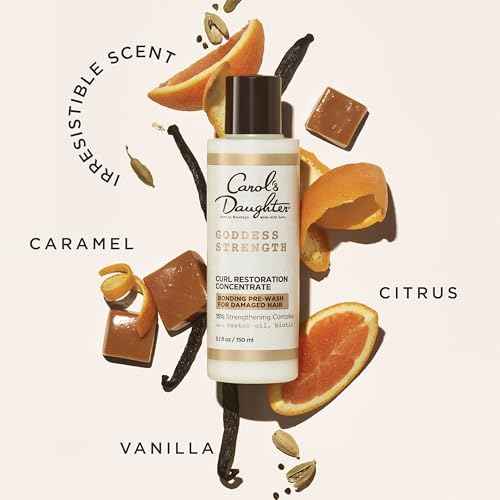Carol's Daughter Goddess Strength Curl Restoration? Concentrate, Bonding Pre Shampoo Hair Repair Treatment For Damaged Hair, 5.1 Fl Oz