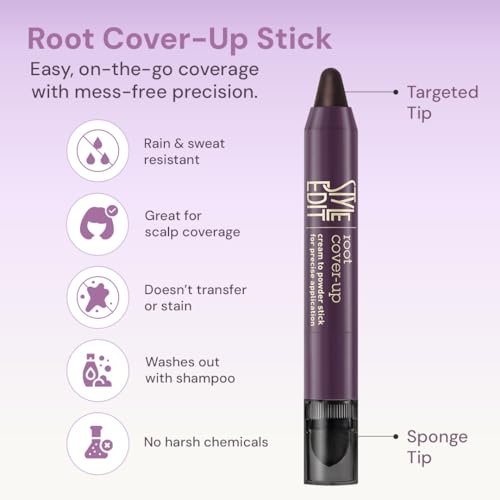 Style Edit Root Touch Up Stick - Hair Gray Concealer, Travel Size